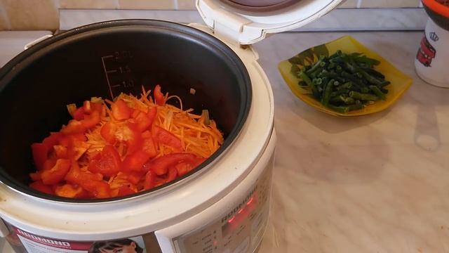 Ароматный рис с овощами