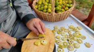 Айва японская Заготовки на зиму Сушим айву Деревенские радости
