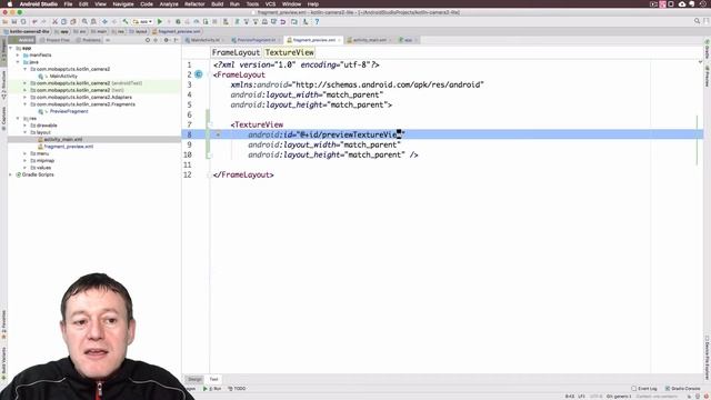 Kotlin on Android development: Camera2 API TextureView