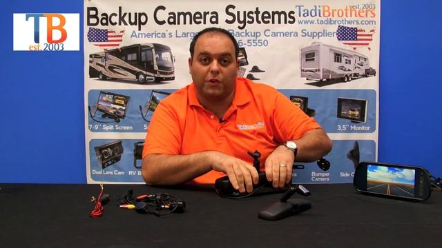 Wireless Bumper Backup Camera and rear view Mirror monitor смотреть онлайн