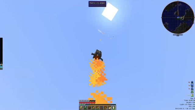 ЗАПУСК SPACEX В MINECRAFT