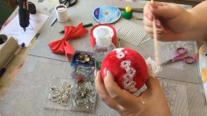 Как сделать елочный шар для своей новогодней елки