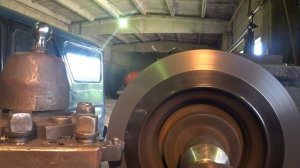 Расточка дисков у токаря на KIA SPORTAGE 4...Замена тормозных дисков...