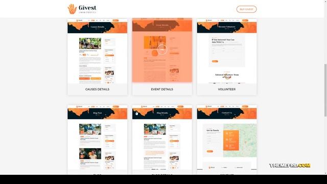 Givest - Charity and Fundraising Vue Nuxt JS Template fundraising vue bootstrap Rika смотреть онлайн
