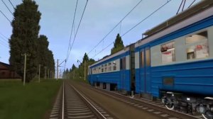 Обзор и тест драйв на ЭР2К-604 Trainz Simulator 2012 Android