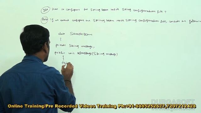 How to configure the Spring bean in Spring configuration file ? смотреть онлайн