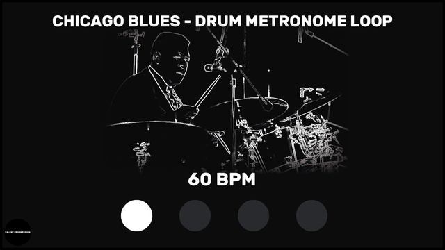 Chicago Blues | Drum Metronome Loop | 60 BPM смотреть онлайн