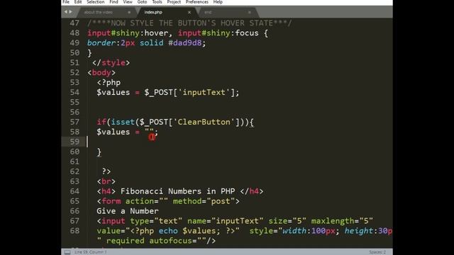 Fibonacci Numbers in PHP смотреть онлайн