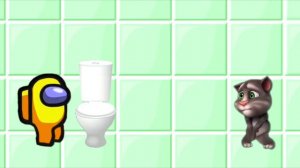 Говорящий Том в Реальной игре  и друзья  из амонг ас