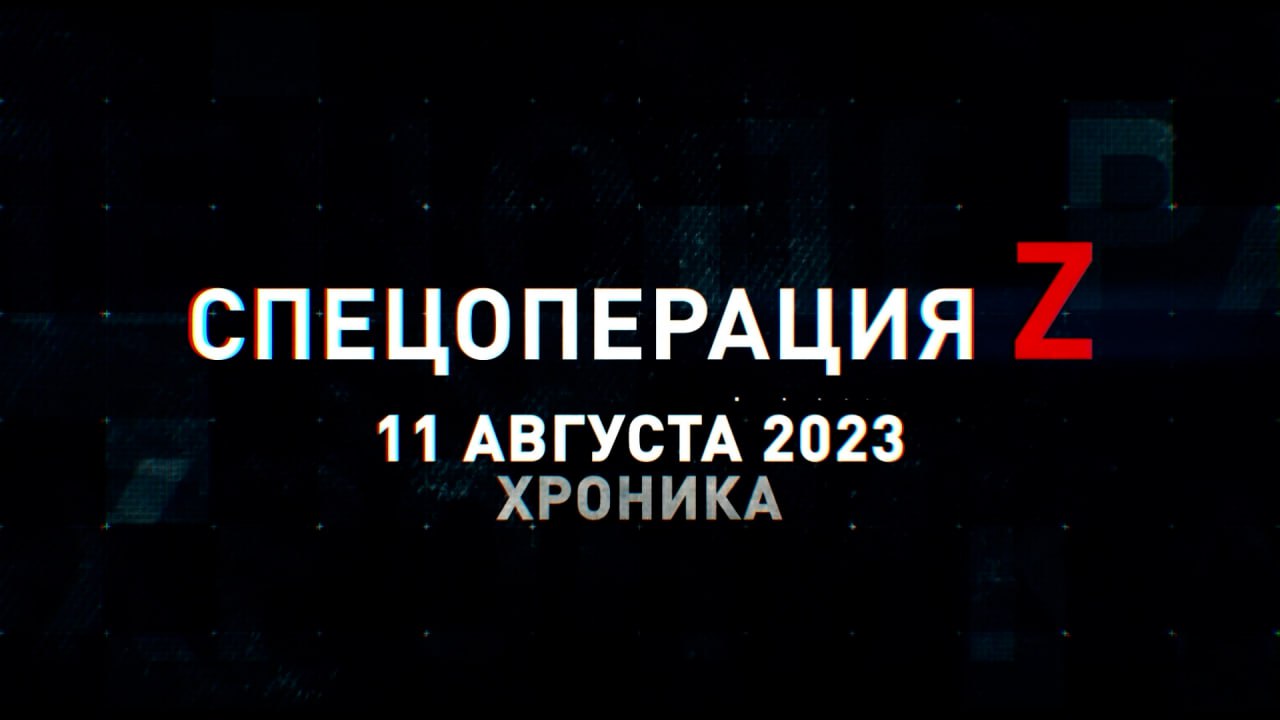 Спецоперация Z: хроника главных военных событий 11 августа