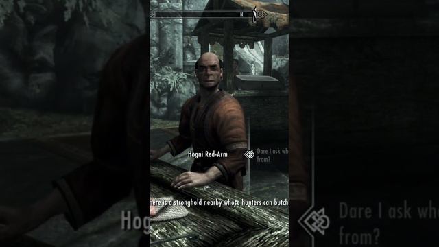 Hogni Red-Arm Seeks Orc Wife #gaming #fantasy #skyrim #cinematic #meat #npc #dialogue #butcher