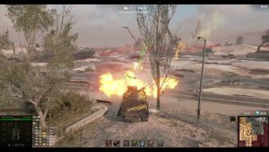 World of Tanks - Стальной Охотник: Возрождение Победа Бой: Арзагир 4.04 Техника: Huragan CS