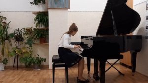 Федорова Ксения И.С. Бах Менуэт из французской сюиты 2 до минор