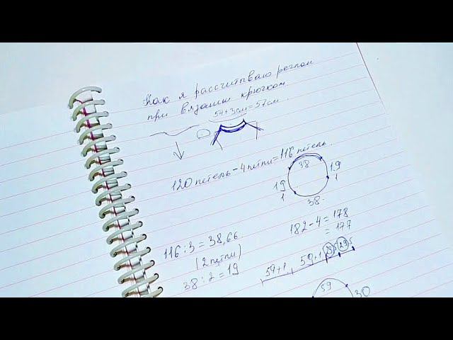 Как рассчитать реглан сверху крючком/ Самый простой способ расчёта #реглансверху #вязаниекрючком