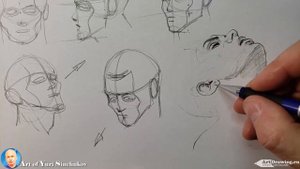 рисуем голову как рисовать ракурсы головы drawing a head how to draw head angles