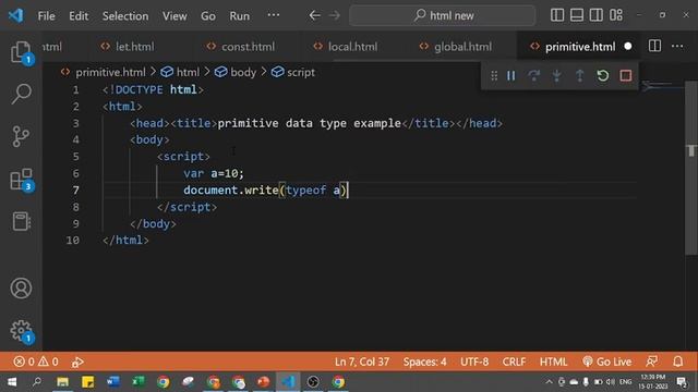Data Type in JavaScript | JavaScript Primitive Datatypes | JavaScript Tutorial in Hindi part 13
