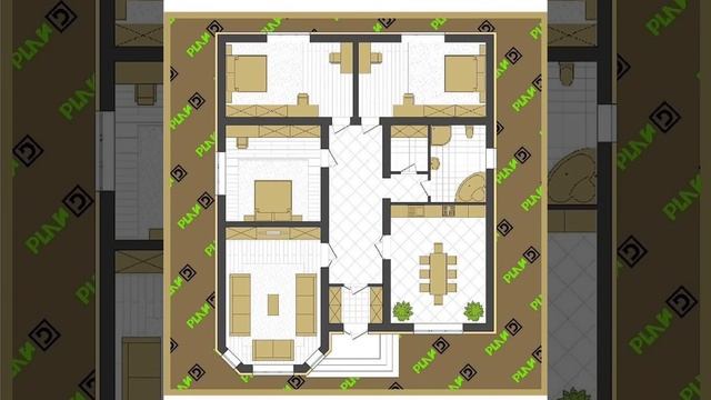 проекты, планировки одноэтажных домов