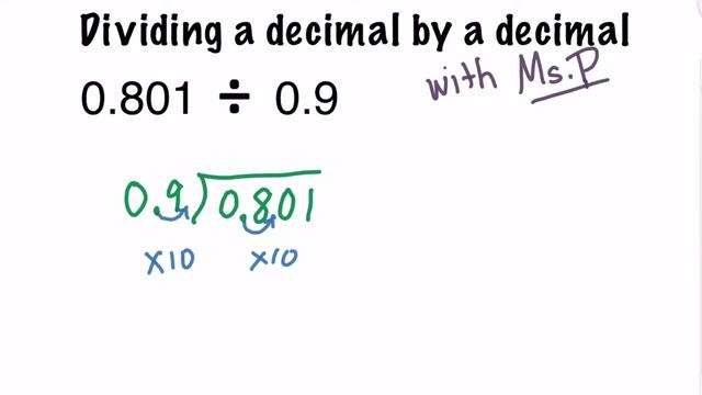 Dividing a decimal by a decimal -0.801 divided by 0.9- 5th grade math: division with decimal diviso смотреть онлайн