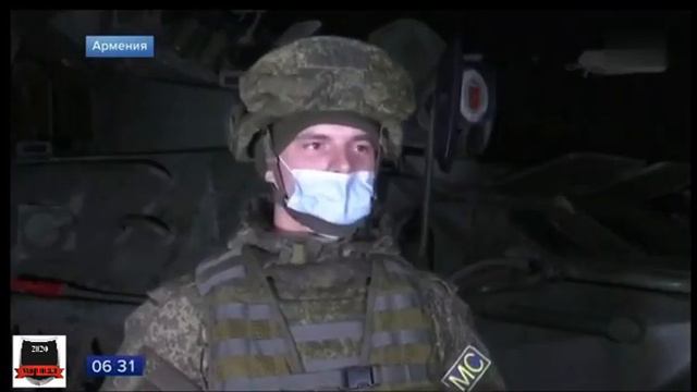 Россия в Нагорном Карабахе. Прибытие  российского миротворческого контингента в  Нагорный Карабах