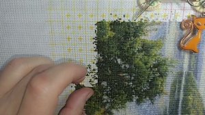 ТЭГ самая ПОТРЯСАЮЩАЯ вышивка #вышивка #вышивкакрестиком #рукоделие #многоцветка #александрстич