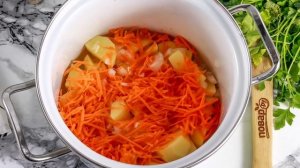 Суп с копченостями без гороха