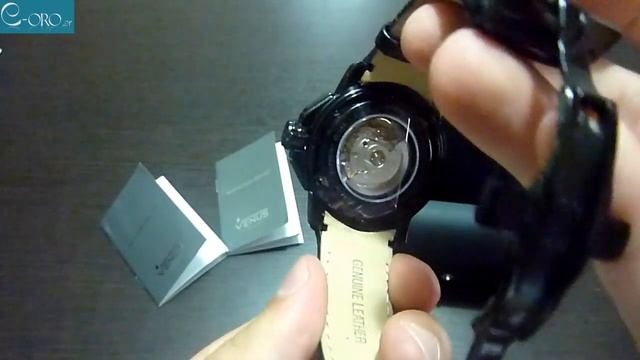 VENUS Automatic Date Limited Black Strap Mens Watch VE-1302A2-12-R2 - E-oro.gr смотреть онлайн