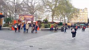 Trafalgar Square to Piccadilly Circus | London Walking Tour December  2019