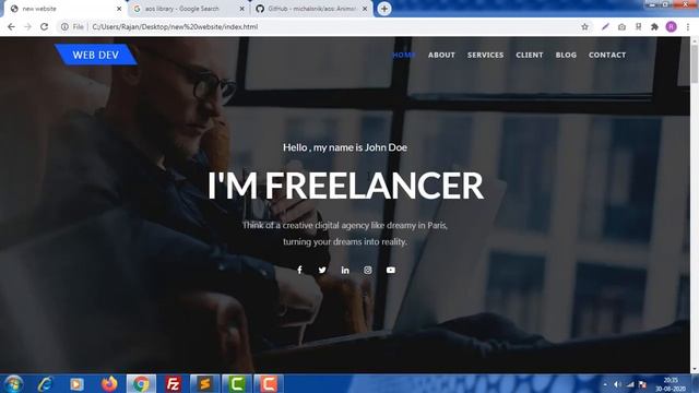 Animate On Scroll Webpage | AOS Library смотреть онлайн