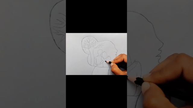 How To Draw A Deep Meaning Sketch | Easy pencil couple sketch for beginners | #Art By Beaber смотреть онлайн