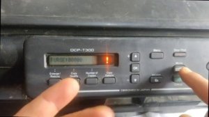 BROTHER DCP T300 INK BOX FULL RESET.