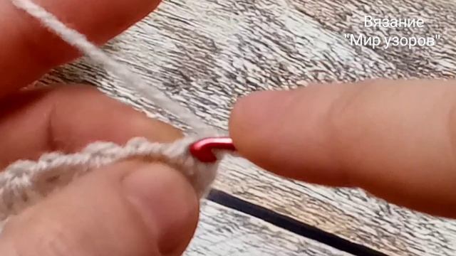 ✨?БОЖЕСТВЕННЫЙ УЗОР ТУНИССКИМ КРЮЧКОМ! ОЧЕНЬ нежный ?Вязание тунисским крючком