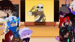 Sans au react to their memes {unfinished}[read description]⚠️ spoiler of the original video ⚠️