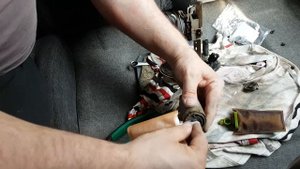 Замена фильтра грубой очистки / Бензонасоса / Сетка в баке / тойота / toyota
