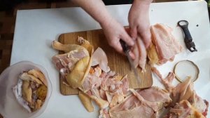 много блюд из одной курицы.