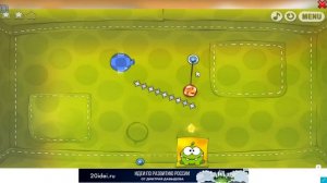 Прохождение игры Ам Ням: перережь верёвку | 3 часть | Прошли 2 коробку