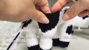 Crochet Amigurumi Cow | Part 3