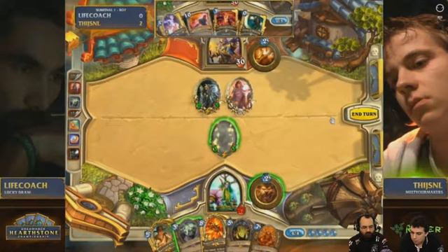 LifeCoach vs ThijsNL - Demi finale - DreamHack Winter Hearthstone World Championship 2014 - FR