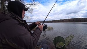 Фидерная Рыбалка на  Озере Белое! Ловля на Фидер Весной 2022! №4