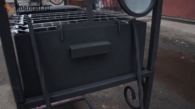 Классный мангал с крышей ММ 23МН смотреть онлайн