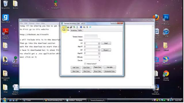 InventoryEditor for Terraria v 1.1.2 смотреть онлайн