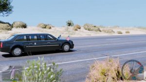 Secret Service Escorting President Trump To Air Force One in GTA 5