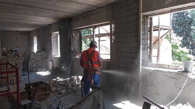 Технология ТОРКРЕТИРОВАНИЯ. Усиление стены