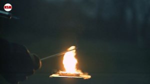 Горение сухаря в жидком кислороде || The burning biscuit in liquid oxygen