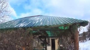 Как я менял на крыше веранды сотовый  на монолит