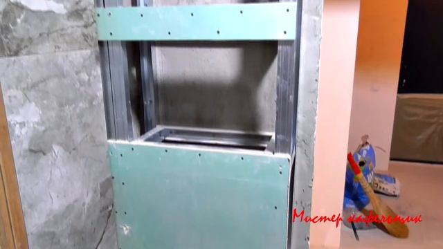 Интересная ванная комната с полками из плитки смотреть онлайн