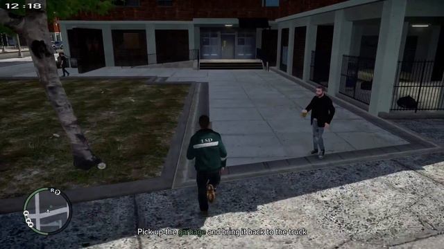 GTA 4 - Trabalhando de Lixeiro | Ford Cargo смотреть онлайн