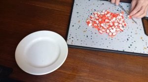 Бутерброды с крабовыми палочками