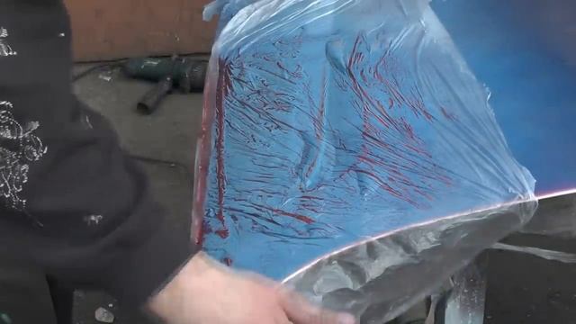 СУПЕР эффект покраска под красный мрамор своими руками.