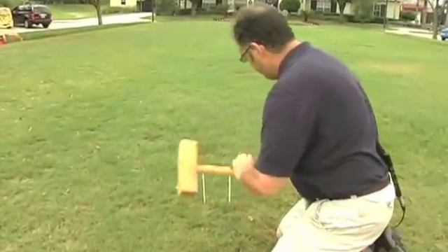 How To Play Croquet : How To Set Up A Croquet Court