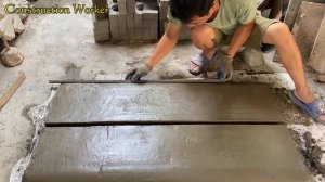 Excellent Technique For Making Fake Wooden Chairs From Sand And Cement